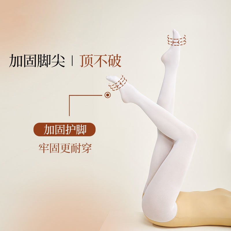 Loquat Spring New Girls Dance Socks 90D Velvet Tight Ballet Pantyhose High Elastic Dance Tights Increased - Image 3